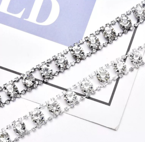 Weld Claw Rhinestone Chain | accessory claw stone | jewelry accessorie | sew on rhinestones Share