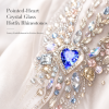 G&J Heart Pointed Back Glass Crystal Hotfix Rhinestones for Clothing, Dresses, Shoes and Accessories