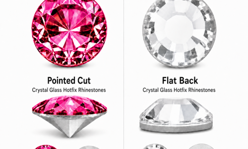 Pointed Back Crystal Glass Hotfix Rhinestones vs Flat Back Hotfix Rhinestones: Advantages, Features, and Best Uses in Garment Accessories