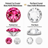 Pointed Back Crystal Glass Hotfix Rhinestones vs Flat Back Hotfix Rhinestones: Advantages, Features, and Best Uses in Garment Accessories