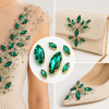 Wholesale Navette Sew-On Glass Claw Rhinestones