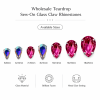 Wholesale Teardrop Sew-On Glass Claw Rhinestones