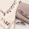 Wholesale Teardrop Sew-On Glass Claw Rhinestones