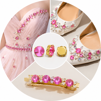 Wholesale Rivoli Sew-On Acrylic 4D Claw Rhinestones