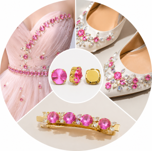 Wholesale Rivoli Sew-On Glass 4D Claw Rhinestones