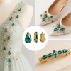 Wholesale Teardrop Sew-On Glass 4D Claw Rhinestones