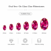Wholesale Oval Sew-On Acrylic 4 Claw Rhinestones