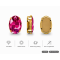 Wholesale Oval Sew-On Glass Claw Rhinestones