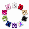 Wholesale Square Sew-On Glass Rhinestones with Claw Setting