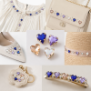 G&J Wholesale Asymmetric Heart Sew-On Glass Claw Rhinestones