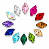 G&J Wholesale Diamond-Shaped Sew-On Glass Claw Rhinestones