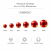 G&J Wholesale Round 4D Sew-On Glass Claw Rhinestones