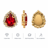 G&J Wholesale Tear Drop Sew-on Claw Rhinestones With Chain | Claw Rhinestone with Chain |