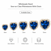 G&J Wholesale Heart Sew-on Claw Rhinestones With Chain | Claw Rhinestone with Chain |