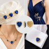 G&J Wholesale Heart Sew-on Claw Rhinestones With Chain | Claw Rhinestone with Chain |