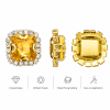 G&J Wholesale Rectangle Sew-on Claw Rhinestones With Chain | Claw Rhinestone with Chain |