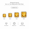 G&J Wholesale Rectangle Sew-on Claw Rhinestones With Chain | Claw Rhinestone with Chain |