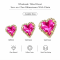G&J Wholesale Tilted Heart Sew-on Claw Rhinestones With Chain | Claw Rhinestone with Chain |