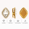 Wholesale Diamond-Shaped Sew-On Flower Mode Glass Claw Rhinestones