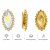 Wholesale Navette Sew-On Flower Mode Claw Rhinestones