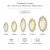 Wholesale Navette Sew-On Flower Mode Claw Rhinestones
