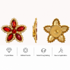 Wholesale Flower Sew-On Flower Mode Glass Claw Rhinestones