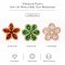 Wholesale Flower Sew-On Flower Mode Glass Claw Rhinestones
