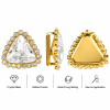 WholesaleTriangle Sew-On Flower Mode Claw Rhinestones