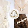 WholesaleTriangle Sew-On Flower Mode Claw Rhinestones