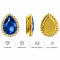 Wholesale Tear Drop Sew-On Flower Mode Claw Rhinestones