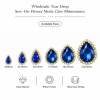 Wholesale Tear Drop Sew-On Flower Mode Claw Rhinestones
