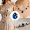 Wholesale Tear Drop Sew-On Flower Mode Claw Rhinestones
