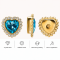 Wholesale Heart Sew-On Flower Mode  Claw Glass Rhinestones