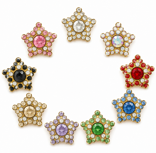 Wholesale Star Sew-On Flower Mode Glass Claw Rhinestones