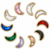 Wholesale Moon Sew-On Flower Mode Glass Claw Rhinestones