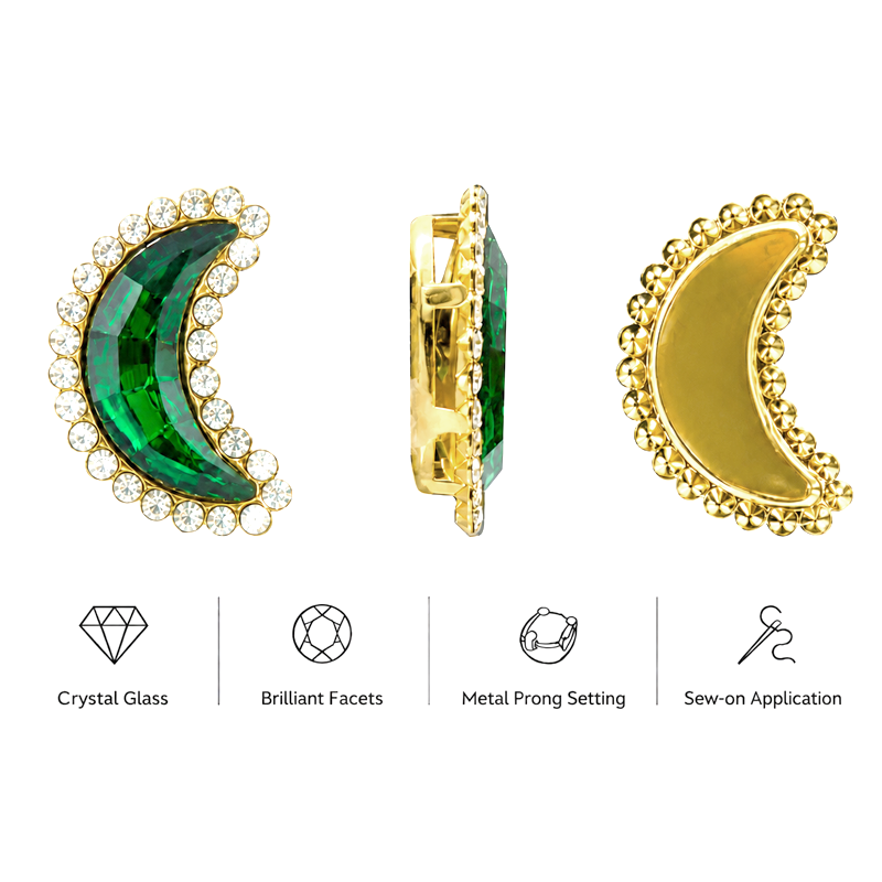 Acrylic rhinestone craft applications