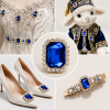 Wholesale Rectangle Sew-On Flower Mode Claw Rhinestones