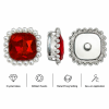 Wholesale Square Sew-On Flower Mode Claw Rhinestones With Pearl