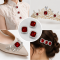 Wholesale Square Sew-On Flower Mode Claw Rhinestones With Pearl