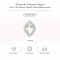 Wholesale Diamond-Shaped Sew-On Flower Mode Claw Rhinestones With Pearl