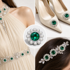 Wholesale Round Sew-On Flower Mode Glass Claw Rhinestones With Pearl