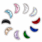Wholesale Moon Sew-On Flower Mode Glass Claw Rhinestones With Pearl