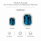 Wholesale Rectangle Sew-On Flower Mode Claw Rhinestones With Pearl