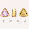 Wholesale Triangle Sew-On Wave Model Claw Rhinestones