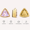Wholesale Triangle Sew-On Wave Model Claw Rhinestones