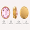 Wholesale Oval Sew-On Wave Model Claw Rhinestones