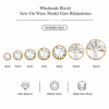 Wholesale Rivoli Sew-On Wave Model Claw Rhinestones