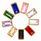 Wholesale Rectangle Sew-On Flower Mode Claw Rhinestones With Pearl