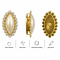 Wholesale Navette Sew-On Pearl Flower Model Claw Rhinestones
