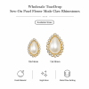 Wholesale Tear Drop Sew-On Pearl Flower Model Claw Rhinestones